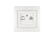 Розетка комп. белый RJ 45  СП 100Мбит/с TANGO
