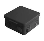 Коробка распаячная 105*105*50 для о/п IP54 030-014Ч ЧЕРНАЯ VKL electric