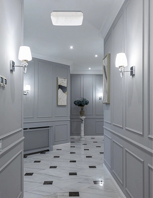 Светильник LED настенно-потолочный "АВРОРА" 24Вт НБП-Р-2 6500К КВАДРАТ (320*320*73мм,основание 300мм) TANGO РОССИЯ ЦВЕТНАЯ УПАКОВКА