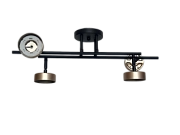 Люстра TNG-4GX53-BG-1 "НОРДИС", цвет черный+золото TANGO (1/8)