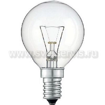 Лампа накаливания ДШ 60Вт, Е14, 220-225В МСЛЗ