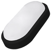 17W,Светильник светодиодный влагозащищенный овал (VLZO4-65-17-6500-B), 6500К, 1445Лм, IP65, черный (195*95*39мм) Включай