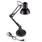 Светильник настольный (DL-3- 60W-E27) основание+струбцина, черный Включай