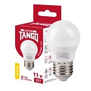 Лампа светодиодная 11W E27 шарик 3000K 220V (TANGO LED G45-11W-E27-N) TANGO