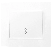 Выключатель 1кл прох. бел. TANGO HOUSE СП 10А, 250В (1/10/200)