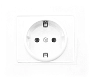 Розетка с/з бел. TANGO HOUSE СП 16А, 250В (5/10/200)
