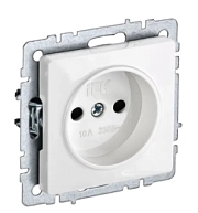 Розетка б/з бел. BRITE СП, 16А (РС10-1-0-БрБ) (механизм) ИЭК