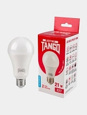 Лампа светодиодная 21W E27 A65 6500K 220V (TANGO LED A65-21W-E27-WW) TANGO