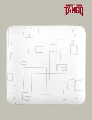 Светильник LED настенно-потолочный "СТАЛКЕР" 30Вт НБП-Р-2 6500К КВАДРАТ (370*370*78мм, основание 350мм) TANGO РОССИЯ ЦВЕТНАЯ УПАКОВКА