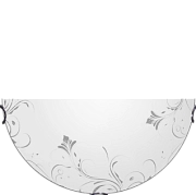 Стекло малированное ф300/2 гладкое Половинка ВЕСНА