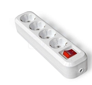 Колодка  4гн с/з с выкл S304 Универсал