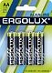 Батарейка LR 6 / АА ERGOLUX Alkaline BL*4