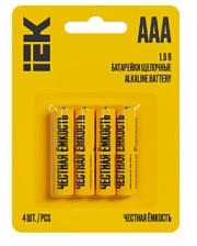Батарейка LR 03 / AAA IEK Alkaline Optima BL* 4