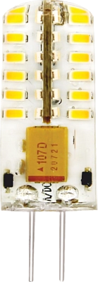 Лампа светодиодная 4.0W G4 6000K 12V AC/DC силикон 13*37mm (LED PREMIUM G4-12V-4W-WW SL) Включай