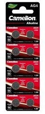 Батарейка для часов G4 BL*10 Camelion Mercury Free (AG4-BP10(0%Hg), 377A/LR626/177