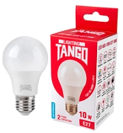 Лампа светодиодная 10W E27 A60 6500K 220V (TANGO LED А60-10W-E27-WW) TANGO РОССИЯ