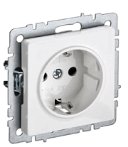 Розетка с/з бел. BRITE СП, 16А (РС11-1-0-БрБ) (механизм) ИЭК