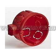 Коробка установочная 65*40 для тв. стен с соединителем (10180) Тусо