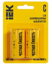 Батарейка LR14 / C IEK Alkaline Optima BL* 2