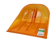 Лопата снеговая поликарбонат "В приДАЧУ" 340*385мм оранжевая, тулейка D=32мм