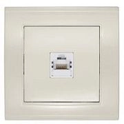 Розетка комп слон. кость1А, RJ45 (7948820) Бриллиант