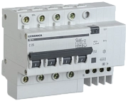 Дифференциальный автоматический выключатель АД 14 4Р 16А 30мА GENERICA (ИЭК)