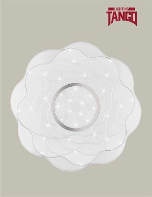 Светильник LED настенно-потолочный "АЗАЛИЯ" 60Вт НББД-RC-Р-1 (390*90мм, основание 350мм) с ИК ДУ TANGO РОССИЯ ЦВЕТНАЯ УПАКОВКА