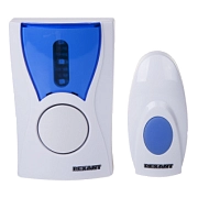 Беспроводной звонок RX-2, 36 мелодий, светод.инд., кнопка IP44 (А23 в компл.) REXANT