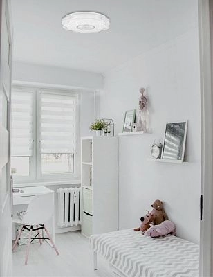 Светильник LED настенно-потолочный "АЗАЛИЯ" 60Вт НББД-RC-Р-1 (390*90мм, основание 350мм) с ИК ДУ TANGO РОССИЯ ЦВЕТНАЯ УПАКОВКА