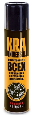 КРА-УНИВЕРСАЛ ДИХЛОФОС для уничтожения насекомых. Баллон 650 см.куб. Ваше Хозяйство