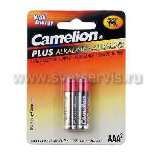 Батарейка LR 03 / ААА Camelion Plus Alkaline BL*2