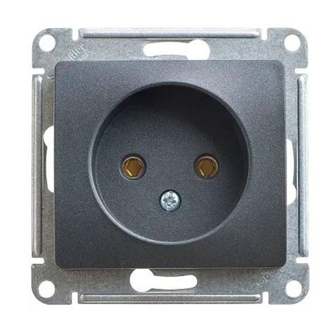 Серия "GLOSSA" антрацит (Schneider Elektric) от компании Светсервис