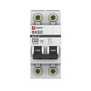 Автоматический выключатель ВА 47-29 2P 10А 4,5кА х-ка С EKF Basic