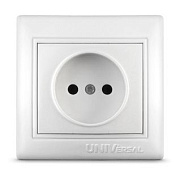 Розетка б/з белый СП, 16А, 220В (C0022) Севиль