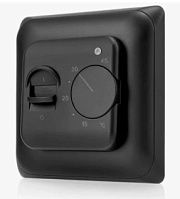 Терморегулятор механический с датчиком температуры пола (3500Вт) черный RTC 70.26BL