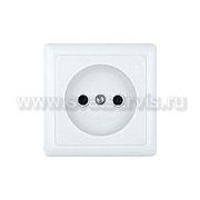 Розетка б/з белый СП, 16А, 220В (РС10-132В) Wessen Хит