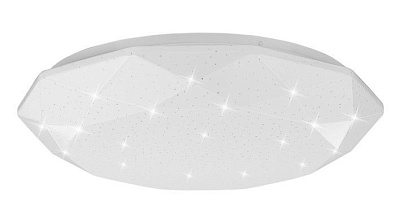 Светильник LED настенно-потолочный "КРИСТАЛЛ" 80Вт НББД-RC-Р-1 (500*100мм, основание 450мм) с ИК ДУ Включай РОССИЯ