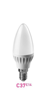 Лампа светодиодная 10W Е14 свеча 6500К 800Lm 220V (OLL-C37-10-230-6.5K-E14-FR) ОНЛАЙТ