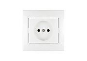 Розетка б/з белый СП 16А, 250В, керамика TANGO