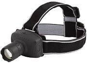 Фонарь налобный GB-301, 1LED 3W, 3 режима (3хAAA), черный ТРОФИ