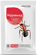 МУРАВЬЕД Супер гранулы, пакет 50 г Avgust срок хран. 3г.