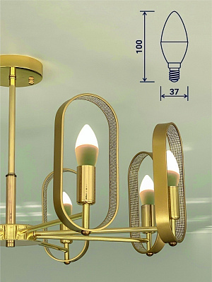 Лампа светодиодная 7W E14 свеча 3000K 220V (TANGO LED C37-7W-E14-N) TANGO