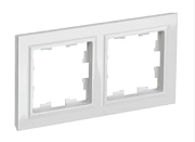 Рамка 2-мест. бел. BRITE (РУ-2-БрБ) ИЭК