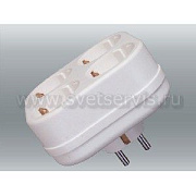 Четверник с/з 16А универсальный, белый (4Т4) TOKER