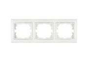 Рамка 3-х местная горизонтальная белый СП TANGO