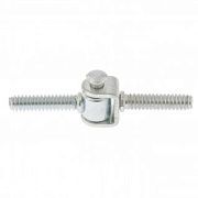 Петля ввёртная ПВв1 р=1,25 "Металлист" белый цинк