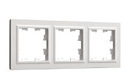 Рамка 3-мест. бел. BRITE (РУ-3-БрБ) ИЭК