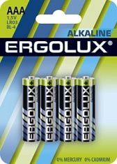 Батарейка LR 03 / ААА ERGOLUX Alkaline BL*4