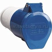Розетка 213 переносная 2Р+РЕ 16А 220В ИЭК