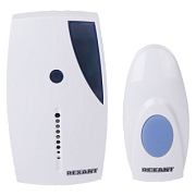 Беспроводной звонок RX-3, 36 мелодий, светод.инд., кнопка IP44 (А23 в компл.) REXANT